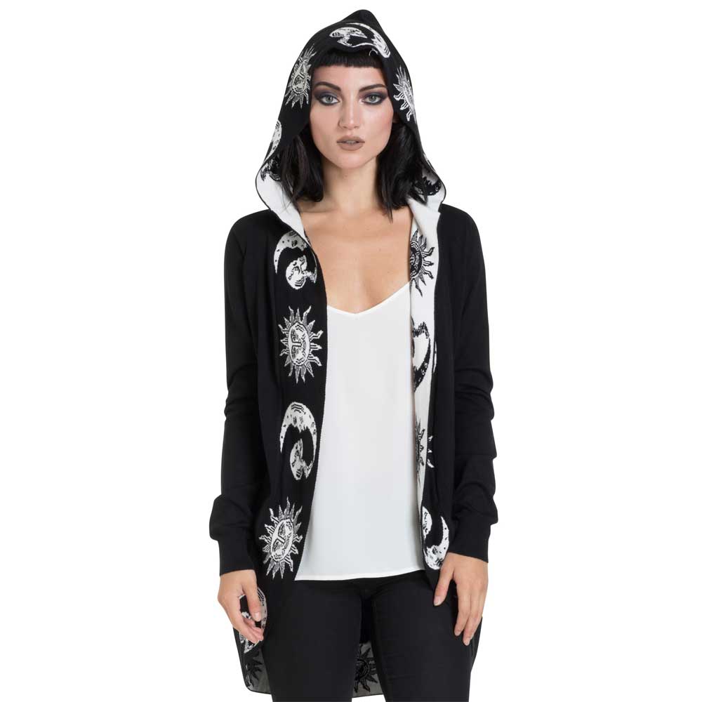 Jawbreaker - Moonstone Lange cardigan - Zwart
